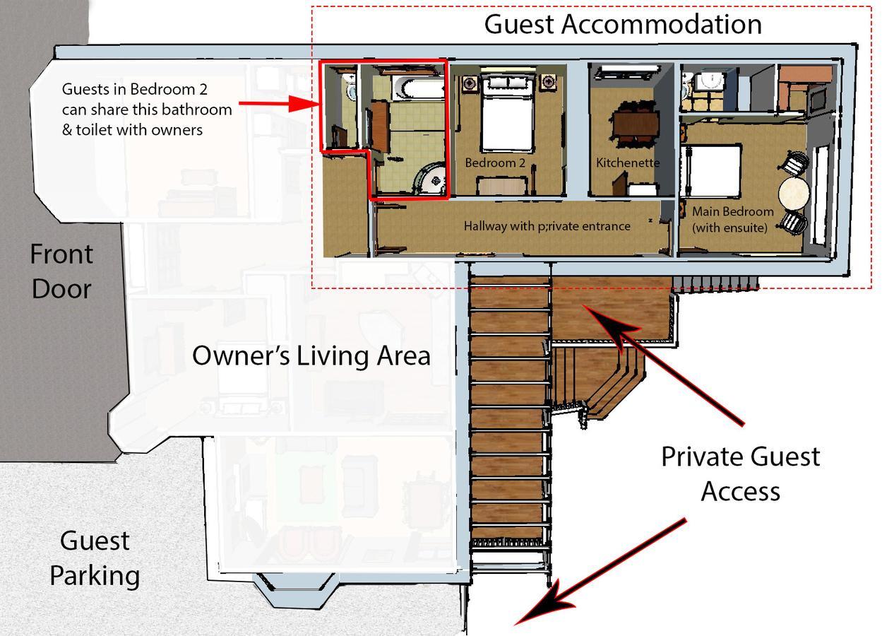 Sunny Mornington 2 Bedroom Guest Suite ดะนีดิน ภายนอก รูปภาพ